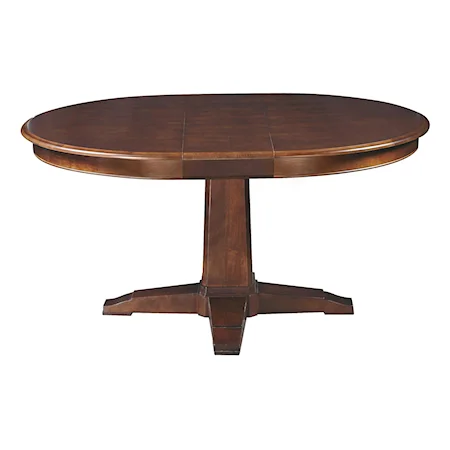 Customizable Round Pedestal Table